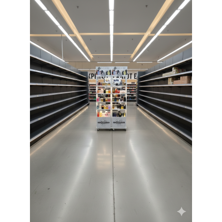 duo de presentoirs LED Realtime (H/F) pour implémentation